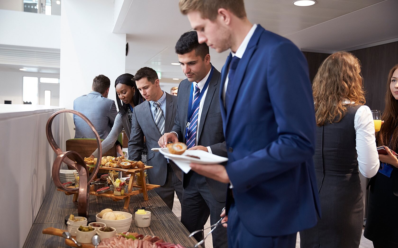 Catering for a meeting